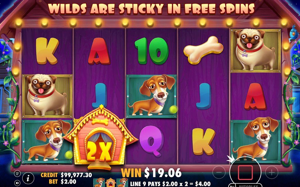 Rutnätet med nio rutor som avgör antalet free spins.
